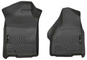 Dodge Ram 1500 Floor Liners - Front - Husky Liners - WeatherBeater - Black - `03-`10